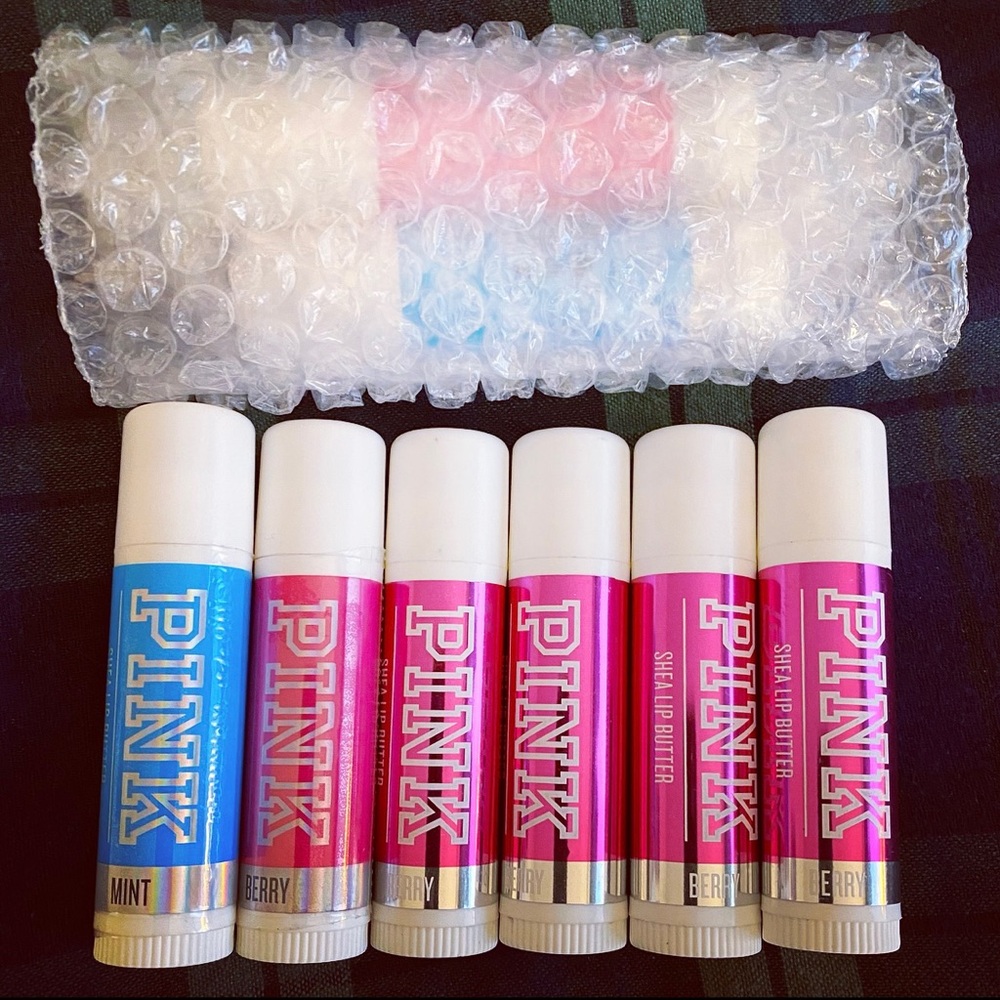 (HTF) VICTORIA'S SECRET, 𝙿𝙸𝙽𝙺, SHEA LIP BUTTER